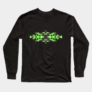 Carl Clarx Design - Green Spacer Long Sleeve T-Shirt